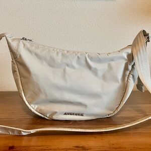 Athleta All About Crossbody Bag in Cream
